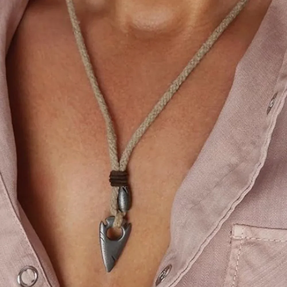 Men's Arrowhead Pendant Necklace – Ocean Hunters Collection